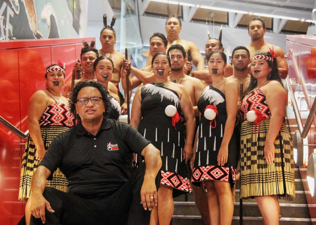 Te Wehi Haka kapa haka group that performed for the Perinatal Society of New Zealand & Australia Annual Conference 2018.