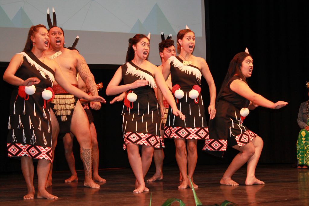 NZSE Graduation Fierce piercing pukana